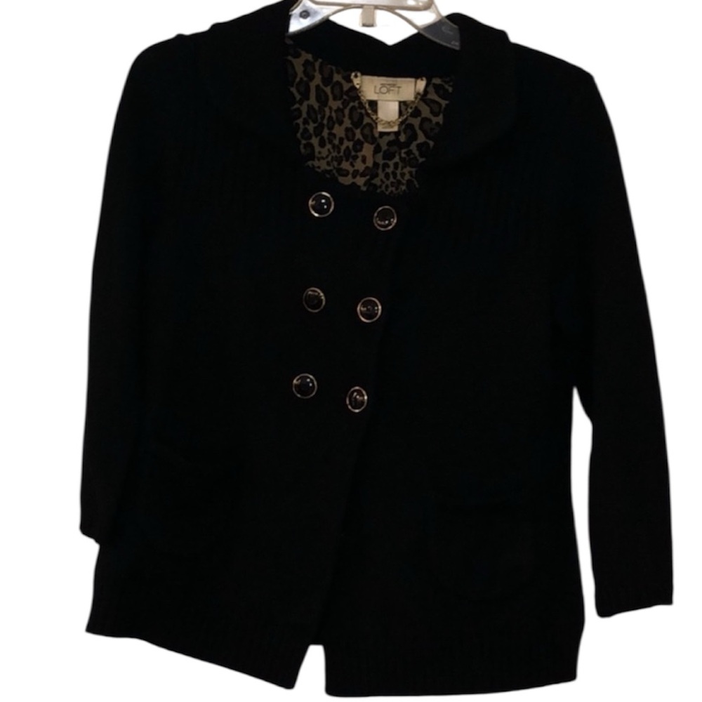 Ann Taylor Loft Size M Black Sweater